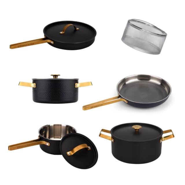 Arvet Xl 8211 6 Delige Zwarte Pannenset