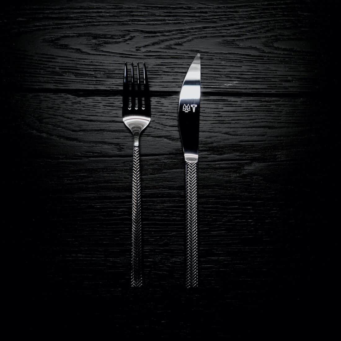 Vargen Thor Glod Set de couverts en argent 6