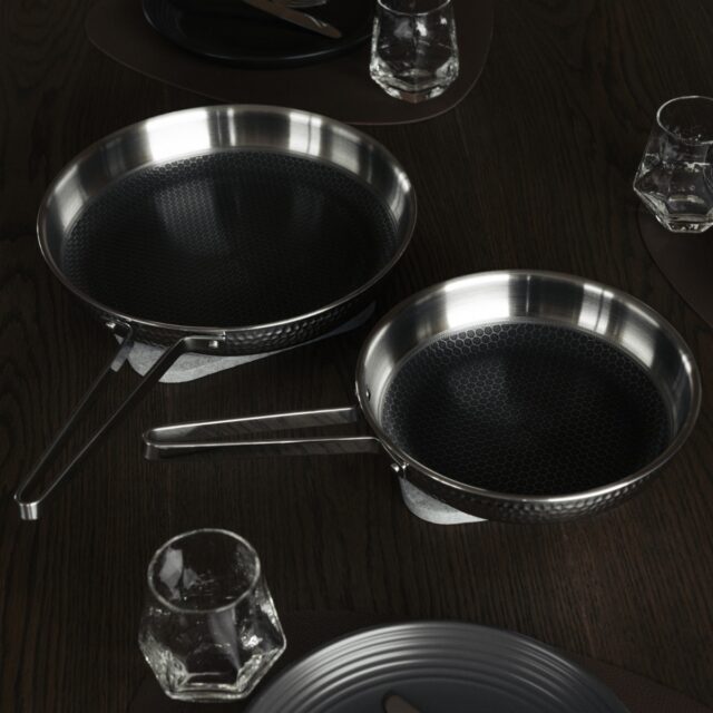 Kroma Duo 2 X Frying Pan Silver 22 28 cm
