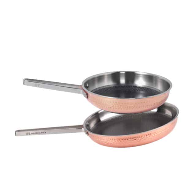 Mjlner Duo 2 X Koperen Koekenpan 22 28 Cm