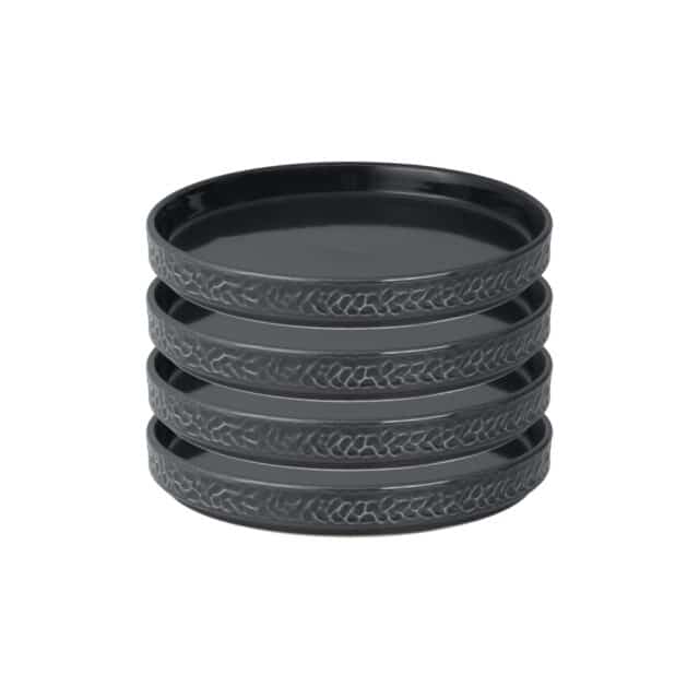 Vargen Thor Servicen C Antraciet Dessertbord Set Van 4 2